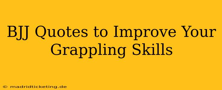 BJJ Quotes to Improve Your Grappling Skills