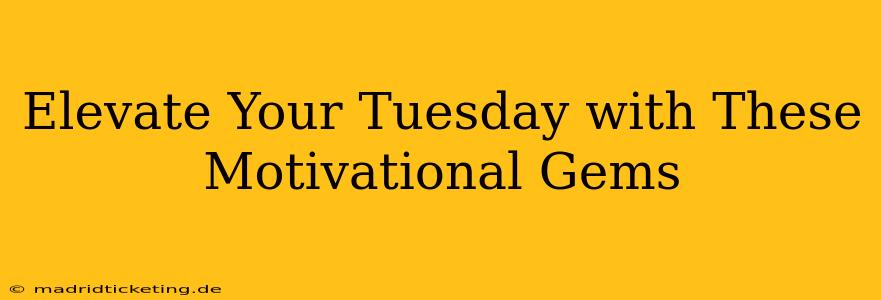Elevate Your Tuesday with These Motivational Gems