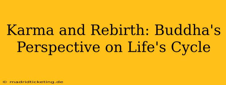 Karma and Rebirth: Buddha's Perspective on Life's Cycle