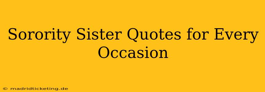 Sorority Sister Quotes for Every Occasion